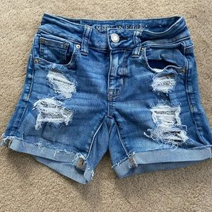 american eagle jean shorts